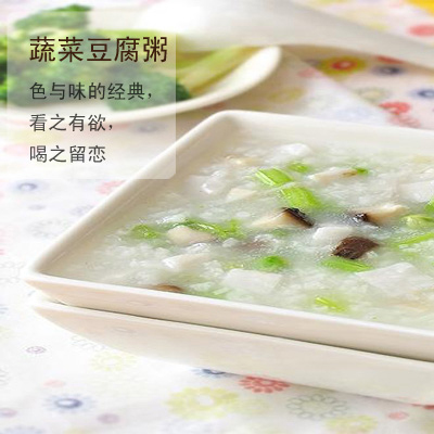 蔬菜豆腐粥