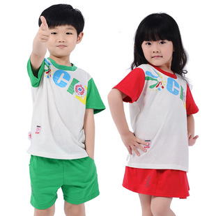 新款幼儿园园服夏装韩版小学生校服演出服幼儿