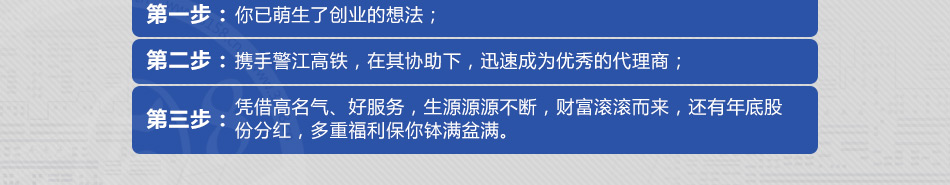 警江高铁服务加盟无需专业技术 