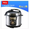 TCL TL-J601A 电压力锅 6L 机械式控制 不锈钢电压力锅 联保