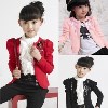 时尚韩版童装 女童小西装外套 秋季潮流童小外套 网店代理 加盟