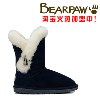 美国bearpaw608-11雪地靴淘宝加盟一件代发头层真皮牛皮羊剪毛