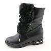 【步珊品牌女靴】新款冬季雪地靴欧美风格保暖真皮女鞋可一件代发