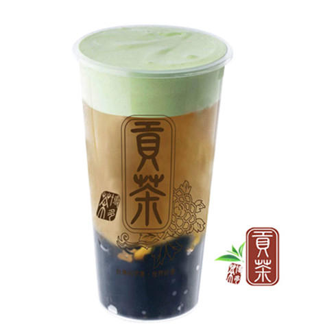 茶博多抹茶珍珠奶盖茶