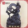 厂家直销黑檀木倒流香盘龙 祥龙献瑞摆件 实木雕刻工艺礼品 香道