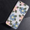 iphone6浮雕花朵 苹果6splus全包硅胶tpu手机套 透明磨砂挂绳孔